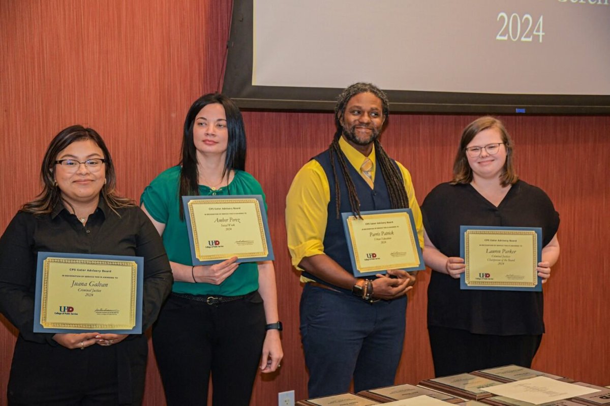 Wonderful Student Award's event for the College of Public Service.