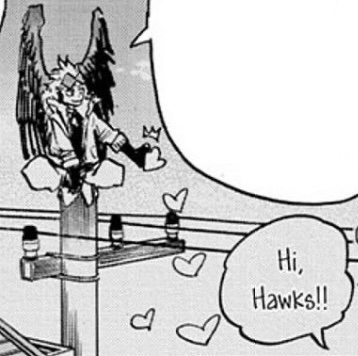 goodnight! here’s hawks catching the hearts of his fans