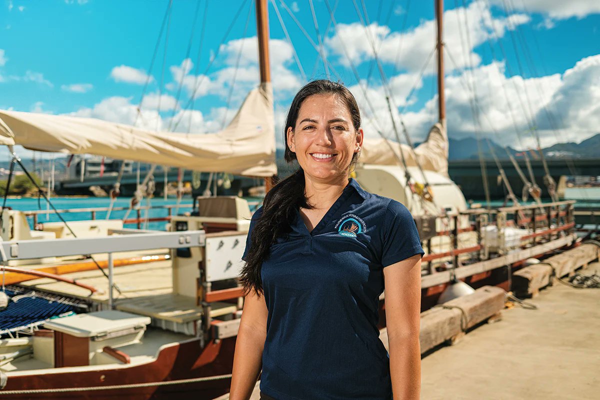 Lehua Kamalu is one of the primary navigators for the Hōkūle‘a, which just began its newest voyage around the Pacific. @hokuleacrew hawaiimagazine.com/talk-story-wit…