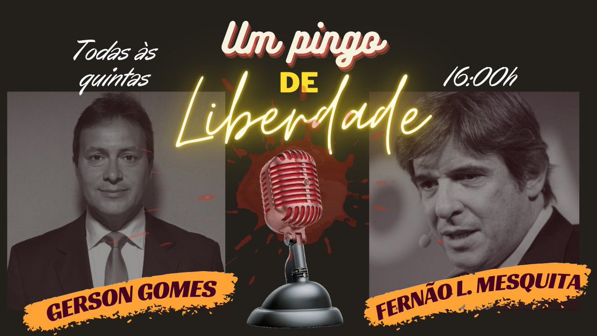 UM PINGO DE LIBERDADE 02 MAI / 16:00 🇧🇷 youtube.com/live/srHYdXgQQ… via @YouTube