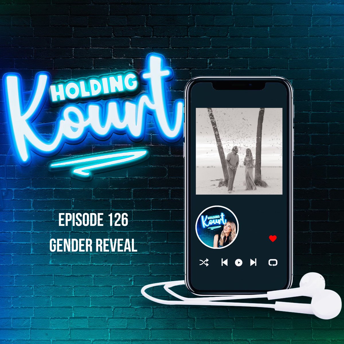 Grab your confetti poppers because an all new episode of @HoldingKourt is out now! Listen here: linktr.ee/court_with_a_K or find it wherever you get your podcasts! 🎧