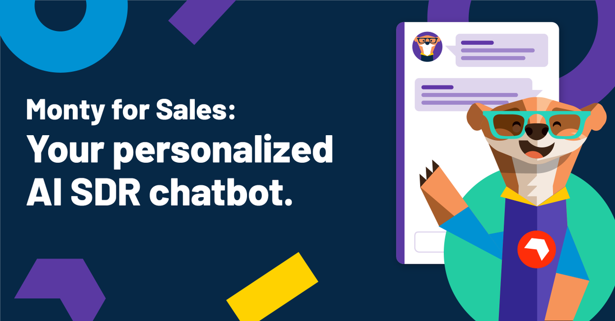 Unlock new possibilities with Monty🤖, your new #AI SDR chatbot! 🛒 Engage, educate, & prequalify more software buyers 📈 Generate new leads & build more pipeline 💼 Reduce your cost of sale, making your team more efficient All G2 customers receive $250 in free chat credit to…