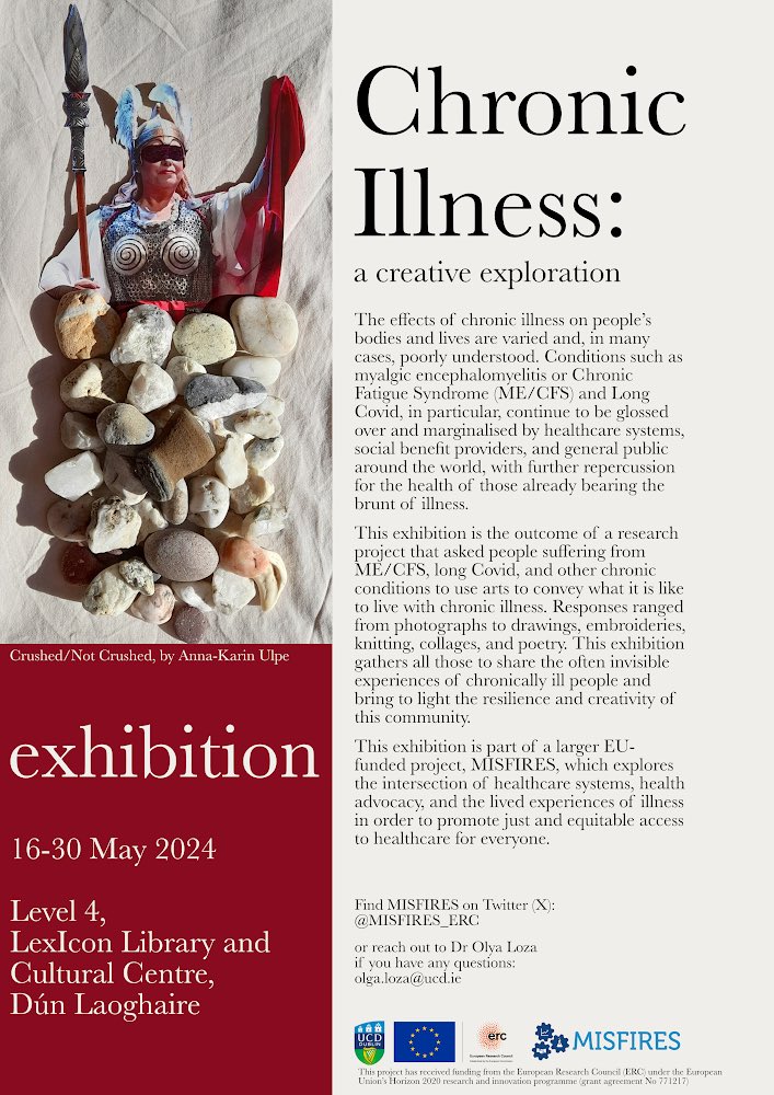 The exhibition will be on display at the @UCDQuinnSchool until May 8th, and then at the Dún Laoghaire library from May 16th - May 30th. Highly recommend popping in to see it if you’re in the area! It will be made available online later in the summer