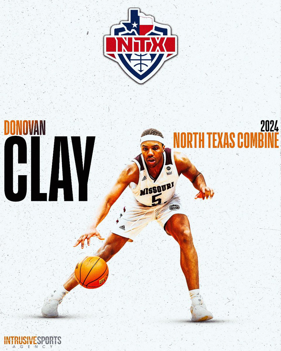 Donovan Clay will be showcasing his talent at the 2024 @ntxcombine !

This prestigious event will feature over 30 NBA Scouts and will be available nationally on @BallySports ! 

Congrats Donovan! 

#BeIntrusive!💥