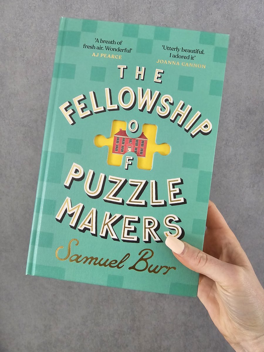 Very much looking forward to reading and reviewing @samuelburr #thefellowshipofthepuzzlemakers with some of my lovely @Squadpod3 this month. Thanks to @orionbooks for sending. And there's an IG live with the lovely author himself on 19.5 with #squadpod to look forward to as well