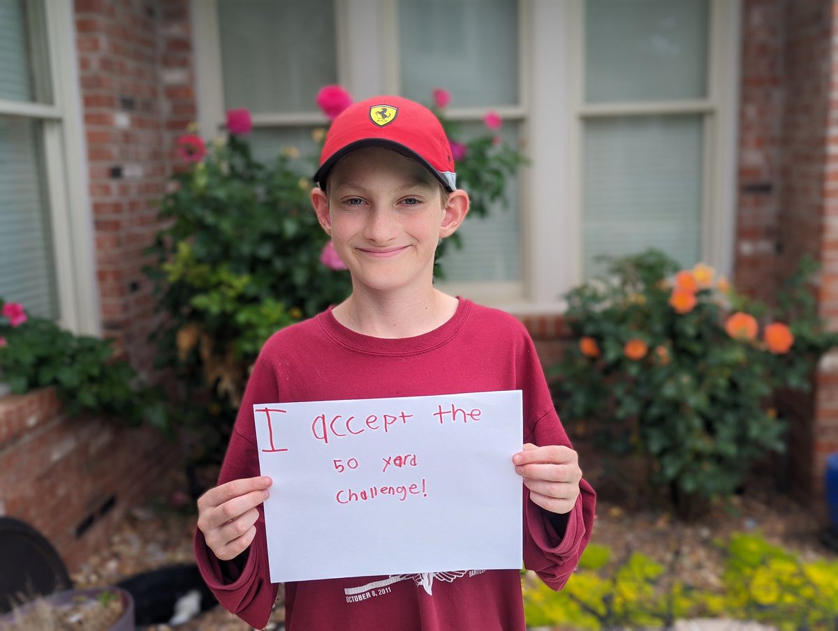 It brings me great joy to share with you the news of a new addition to our family. Please join me in welcoming Dylan of Bixby, OK to our fold! Dylan has stepped up & accepted our 50 yard challenge .By embracing this challenge, he has shown us that he is committed to making a…