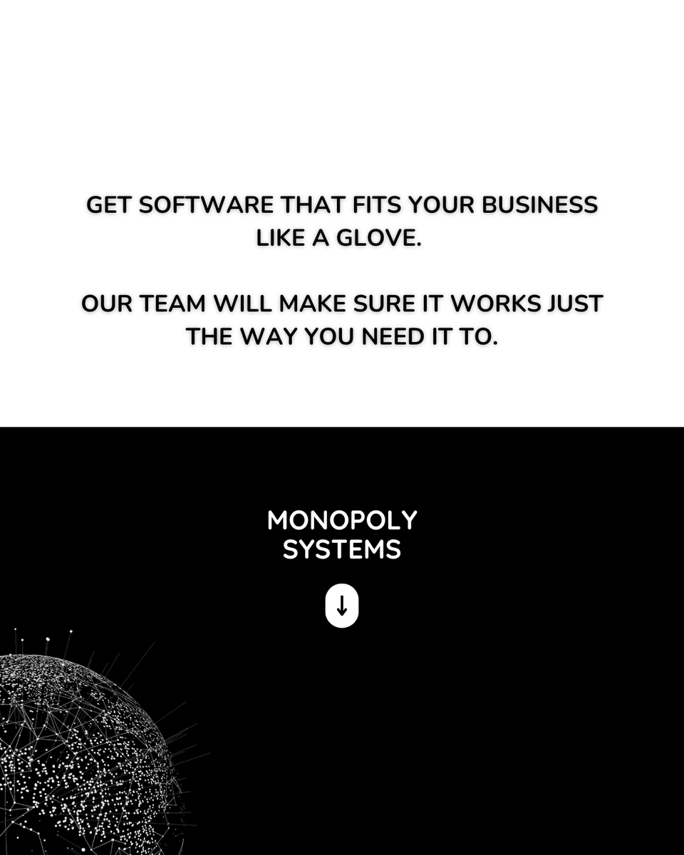 Get software that fits YOUR business like a glove. 

View Product & Services: wa.me/c/918763700728

#MonopolySystems #DumbbillApp #InvoicingSolution #InventoryManagement #BusinessGrowth #SoftwareDevelopment #WebDevelopment #AppDevelopment #UXDesign #DigitalMarketing