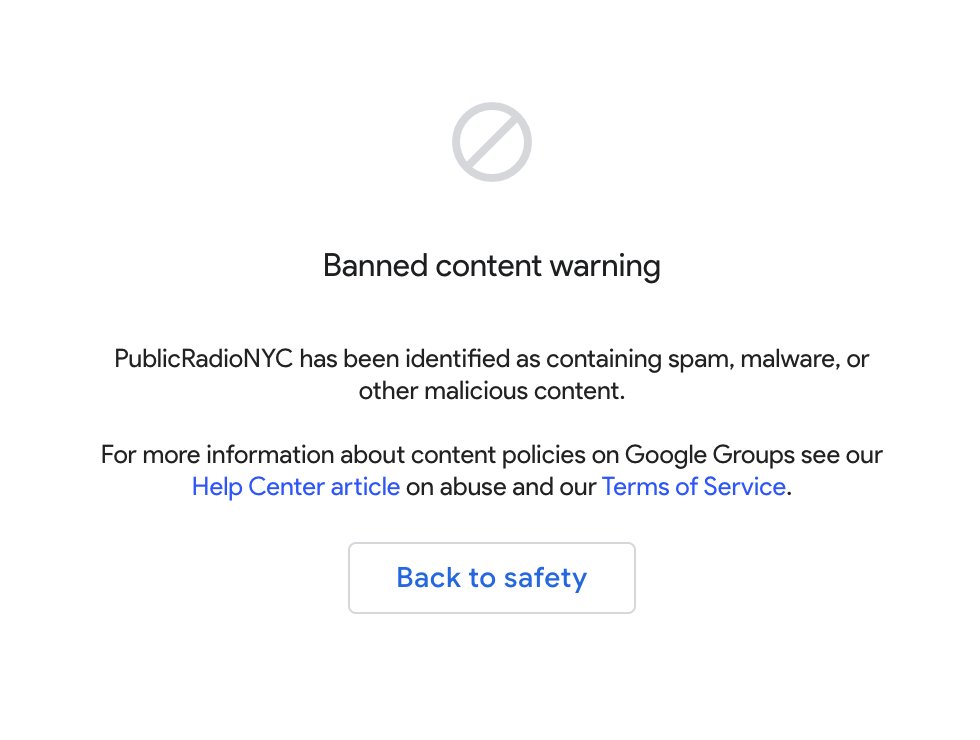 AlexAHMT's tweet image. Anyone know wtf happened to PublicRadioNYC?