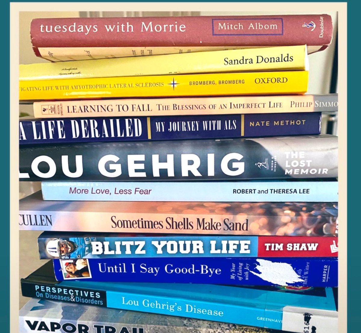 May is #ALSAwarenessMonth.  Grab a book. Meet a friend.  Pour some wine.  Share their words.  Learn how so many are fighting to #ENDALS. 

#thursdaymorning #BlitzYourLife 📕