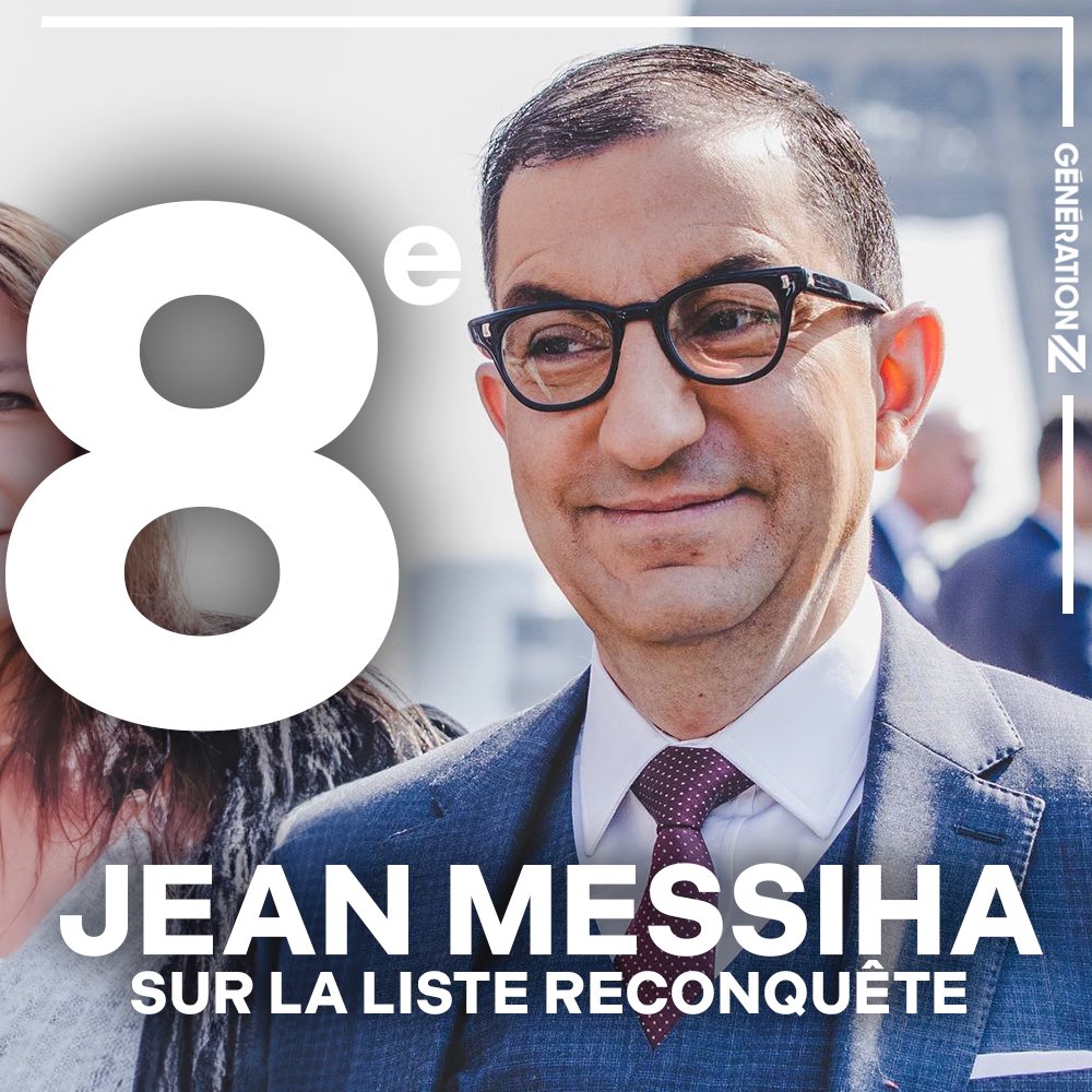 🔥Très heureux que @JeanMessiha rejoigne la liste Reconquête!, le parti d’Éric Zemmour, conduite par Marion Maréchal !

Jean peut compter sur notre mobilisation dans les semaines à venir avant le 9 juin. 🇫🇷

#VotezMarion