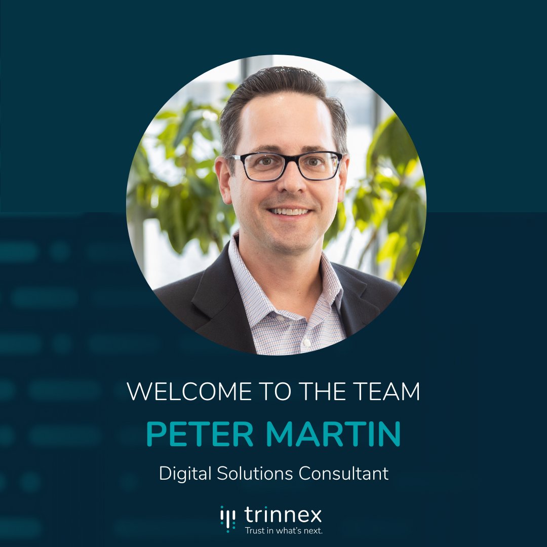 📣New Hire Alert

Welcome to Trinnex, Peter Martin! Peter has been helping water & wastewater utilities and their consultants solve problems with #digitalwater and #assetmanagement software for 20+ years. We're excited to have Peter join us with his expertise!

#TrustInWhatsNext