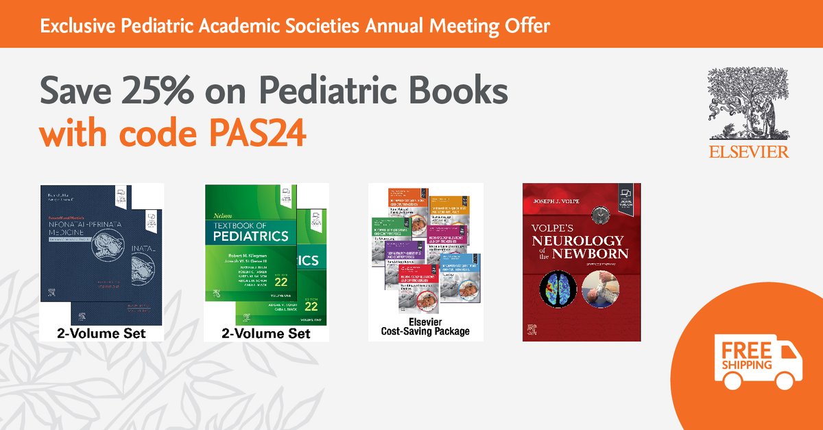 Join us at Pediatric Academic Societies Annual Meeting #PAS2024 booth 1106. Exclusive savings on #Pediatrics & #FamilyMedicine books! Not Attending? Save 25% online with code PAS24 at checkout! spkl.io/60144NMpw *Valid in the US @AmerPedSociety @SocPedResearch @AcademicPeds