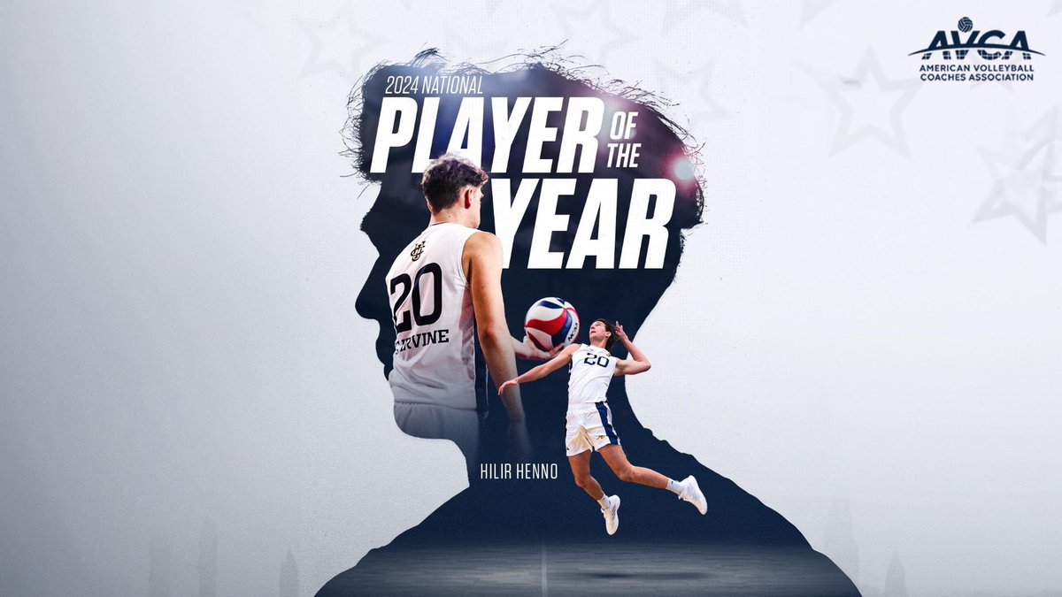 Congratulations to @UCIMVB's Hilir Henno who was named AVCA National Player of the Year!

#TogetherWeZot #NCAAMVB