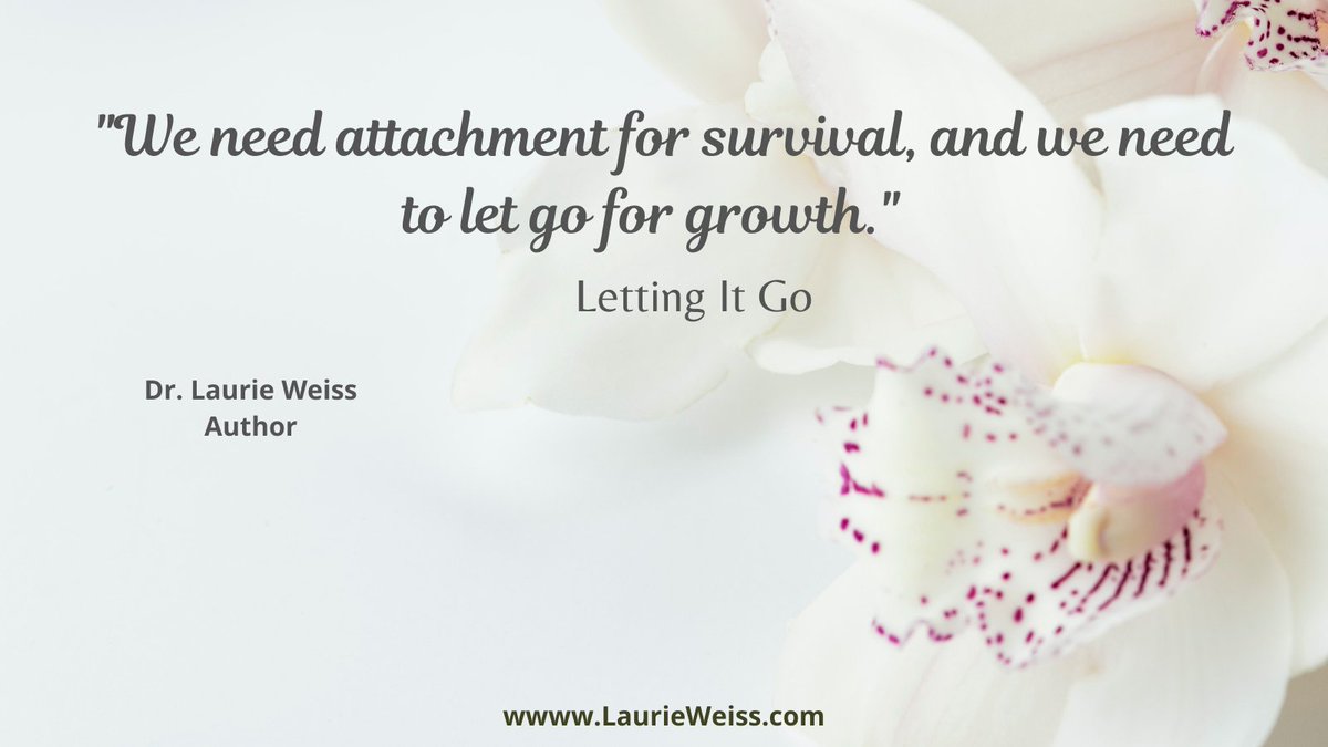 'We need attachment for survival, and we need to let go for growth.' - Dr. Laurie Weiss

Feeling #anxiety because you need to #declutter. Saying the sentences in this #book provides relief. Enjoy this #BookBubble bit.ly/36ytMTH via @BublishMe