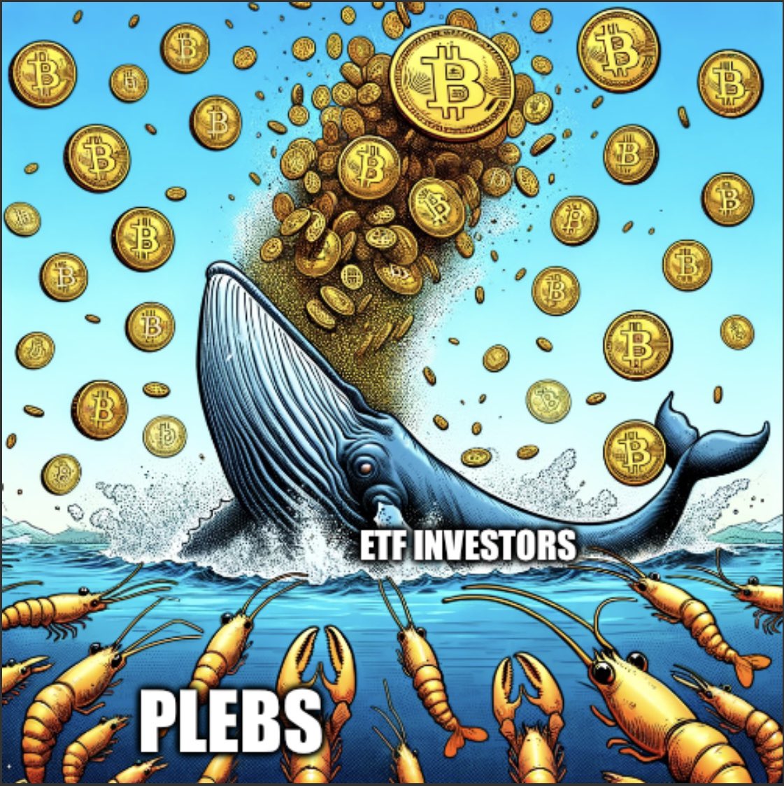 actual footage of the $500m #Bitcoin ETF outflow yesterday