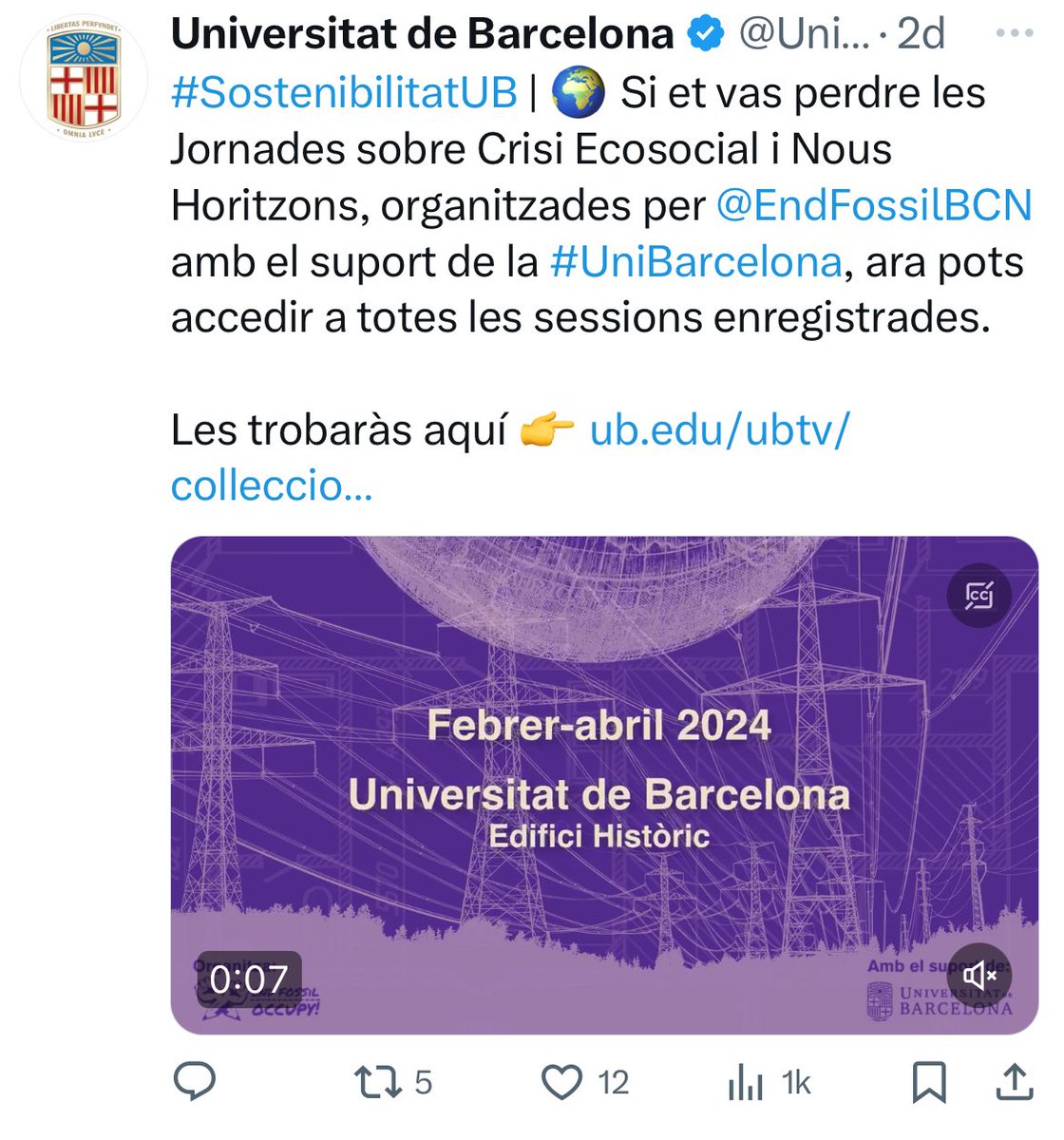 El rector @UniBarcelona, @joanguardia, se permite el lujo de censurar un acto de @ShaAcabat alegando que estamos en campaña electoral. Sin embargo, asociaciones de extrema izquierda sí tienen derecho a realizar actos durante la campaña. ¿La universidad es sólo de unos pocos?