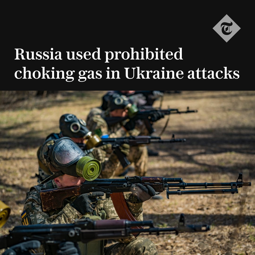 🔴 The US State Department has confirmed that Russia is using chloropicrin, a prohibited chemical deployed in the First World War. Read more here ⤵️ telegraph.co.uk/world-news/202…