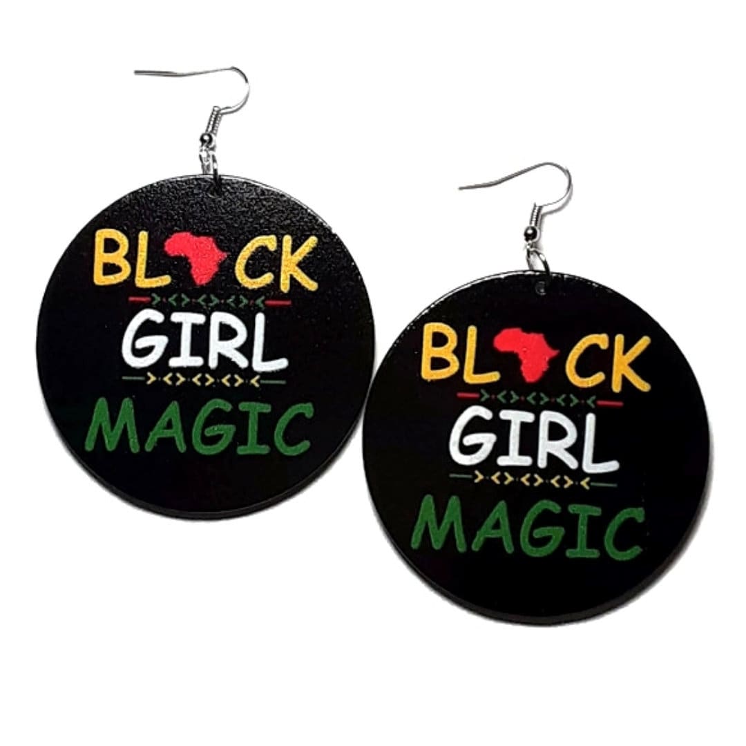 Africa Black Girl Magic Statement Dangle Drop Wood Earrings tuppu.net/ef429ccf #explore #fashionjewelry #melaninfashion #blackownedbusiness #Etsy #CultureFashion