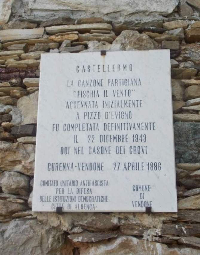 Felice Cascione aveva 32 anni quando fu ucciso. Dopo la sua morte la brigata, con forze nuove, prenderà il nome di II Divisione Garibaldi “Felice Cascione”. “Fischia il vento” divenne l'inno di tutti i partigiani.