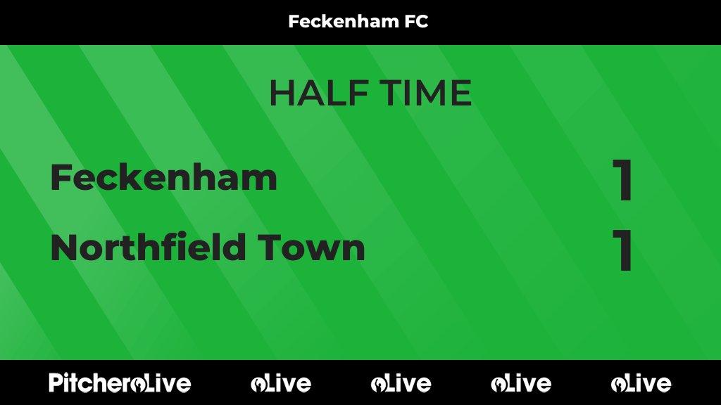 HALF TIME: Feckenham 1 - 1 Northfield Town #FECNOR #Pitchero pitchero.com/clubs/feckenha…