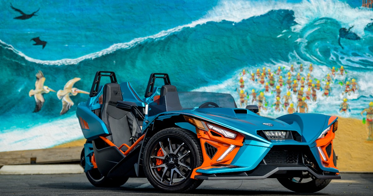 You look like you deserve a little treat. 😎 

So Treat Yourself to a new Slingshot you can get $2,000 off select 2023 models. bit.ly/3ToZaPt
⁣
#PolarisSlingshot #MakeYourMark #Slingshot⁣
