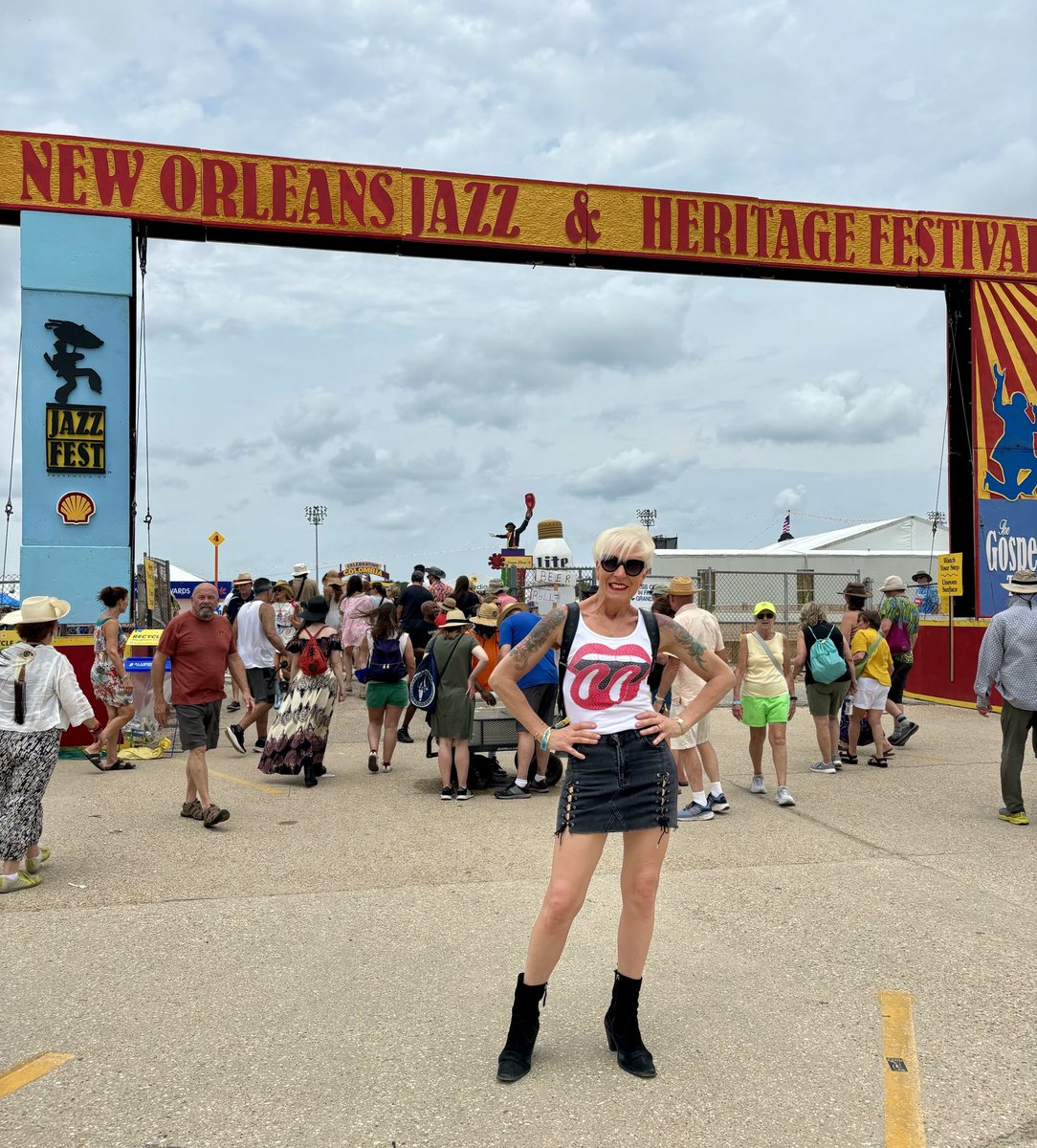 Trying to not make it too obvious what bunking off ⁦@GBNEWS⁩ for this long weekend 😁🎸🇺🇸#RollingStones #NewOrleansJazzFestival #Gbnews #roadtrip #America #NewOrleans #bankholiday