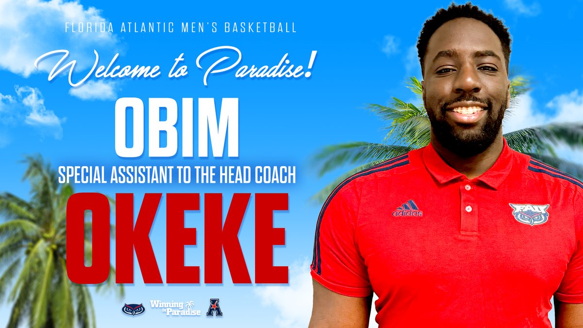 Men's Basketball Announces Obim Okeke as Special Assistant to Head Coach Full release: tinyurl.com/yqfbusut #WinningInParadise