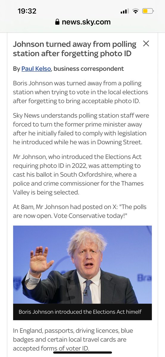 Because in Johnson's eyes - rules and laws are for 'the little people' they don't apply to him. This tells you everything you need to know about the charlatan Johnson -