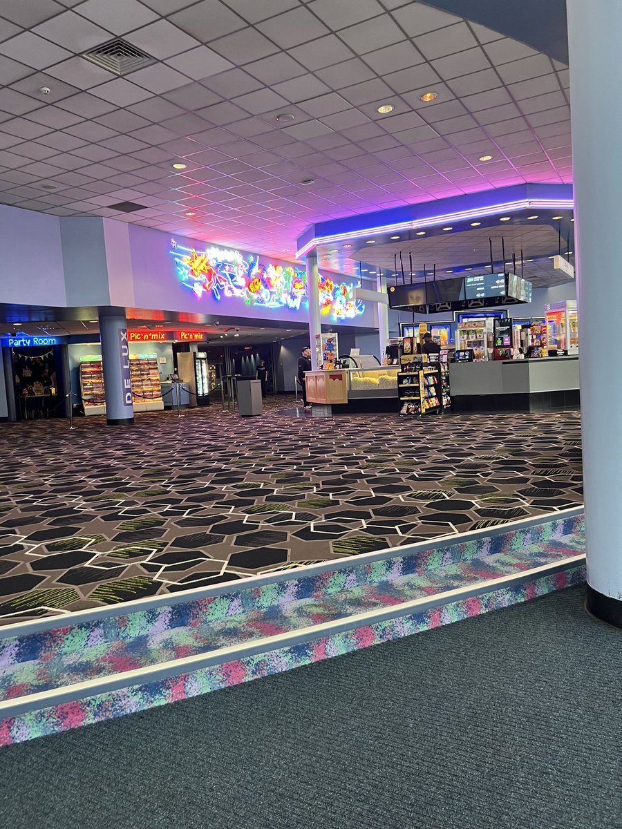 Went to the Showcase Avonmeads today. There is still a bit of the old carpet left if you want to pay your respects before it goes. @showcasememes