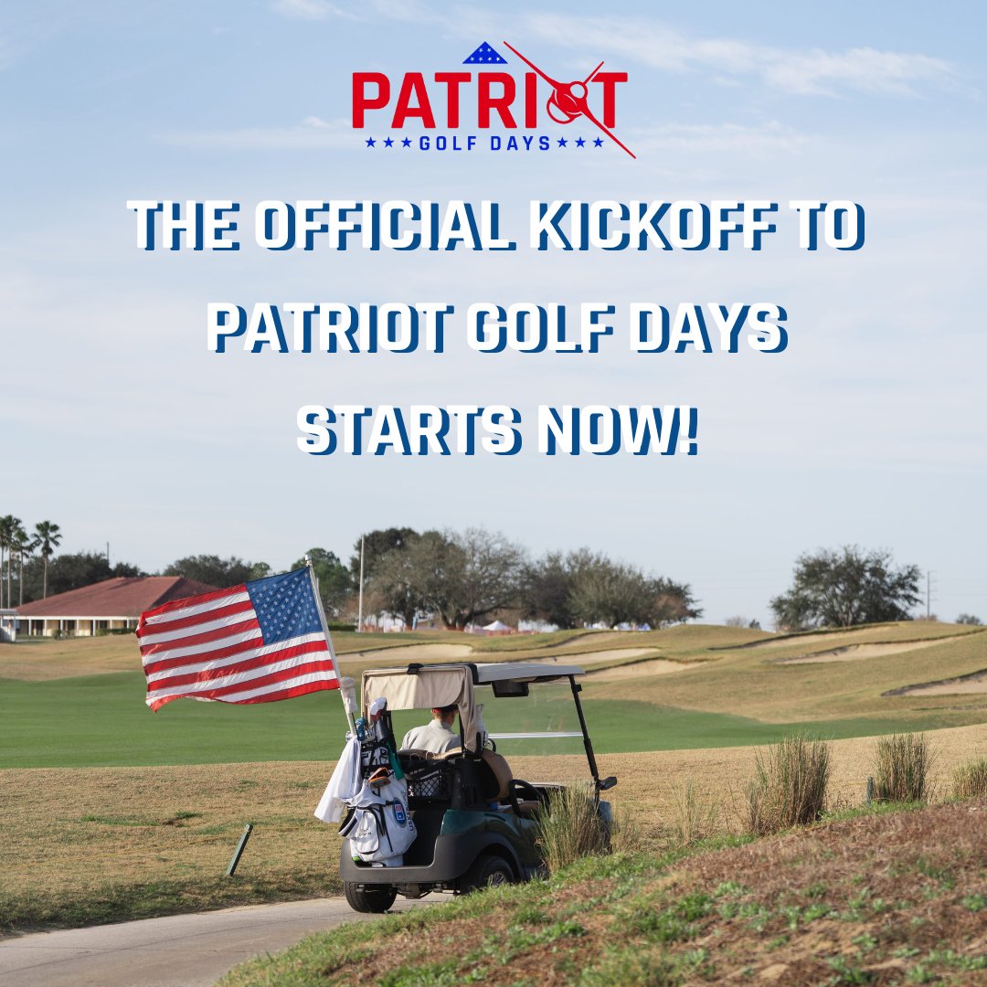 Join us in standing with the families of America’s heroes who have given so much for our communities and country. Book a tee time through @golfnow and round up to support Folds of Honor recipients, or make a one-time donation at foh.org/pgddonate.