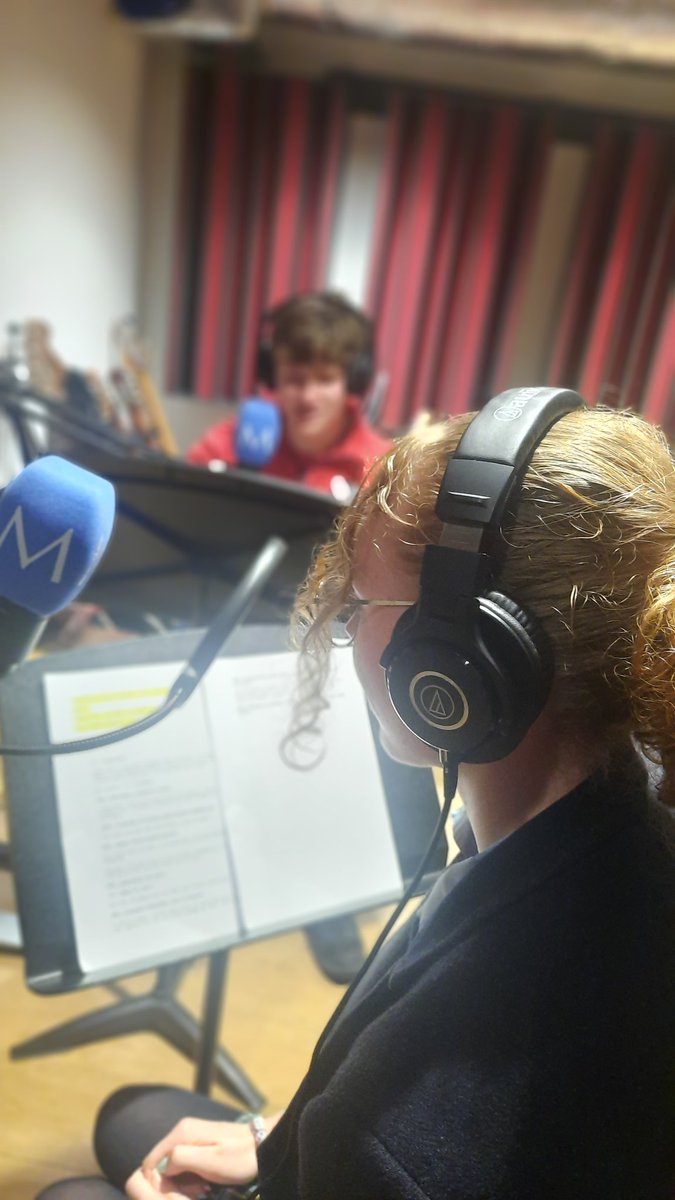 A truly great moment for the Expressive Arts Faculty at <a href="/MonktonBath/">Monkton Combe School</a> - the first audio recording in Studio 2 of our Monkton scriptwriters - watch (listen to!) this space for original audio drama, monologues, scenes, complete with sound effects etc! #MonktonExpressiveArts