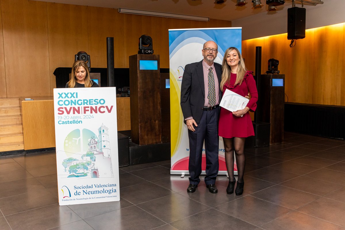 SVN (@svneumologia) on Twitter photo Entrega de becas de investigación 2024 de la Fundación de Neumología de la CV. El equipo <a href="/HGUVALENCIA/">HOSPITAL GENERAL</a> consiguió ganar 2 de ellas (1 patrocinada por <a href="/BoehringerES/">Boehringer Ingelheim España</a>) con proyectos sobre enfermedades pulmonares intersticiales, IPs Alberto Martínez y Estefanía Galera. ¡Enhorabuena! Entrega de becas de investigación 2024 de la Fundación de Neumología de la CV. El equipo <a href="/HGUVALENCIA/">HOSPITAL GENERAL</a> consiguió ganar 2 de ellas (1 patrocinada por <a href="/BoehringerES/">Boehringer Ingelheim España</a>) con proyectos sobre enfermedades pulmonares intersticiales, IPs Alberto Martínez y Estefanía Galera. ¡Enhorabuena!