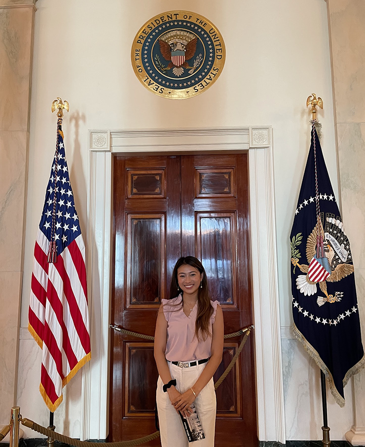 ucisocsci's tweet photo. Advocating for AANHPI communities | Haley Tran, ’24 @ucirvine political science, makes an impact through federal government work

https://t.co/M3P304cUHK

#classof2024 #zotzotzot #ucipride https://t.co/XSLnQFNDnw