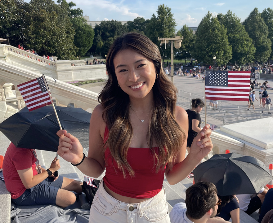 ucisocsci's tweet photo. Advocating for AANHPI communities | Haley Tran, ’24 @ucirvine political science, makes an impact through federal government work

https://t.co/M3P304cUHK

#classof2024 #zotzotzot #ucipride https://t.co/XSLnQFNDnw