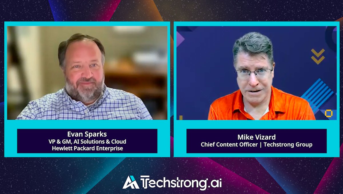 Mike Vizard talks to Evan Sparks, VP and general manager for AI at Hewlett-Packard Enterprise about the AI challenges enterprise IT organizations encounter. Watch Here: techstrong.ai/videos/ai-lead… #aiimplementation #aimodels #aiops #businessleadership #hpe