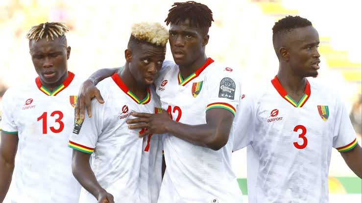 Perjalanan Timnas Guinea U-23 di AFCON U-23 2023!🇬🇳

• Babak Grup
❌ Maroko U-23 2-1 Guinea U-23
✅ Congo U-23 1-3 Guinea U-23
🤝 Guinea U-23 1-1 Ghana U-23

• Semi Final
❌ Mesir U-23 1-0 Guinea U-23

• Perebutan Juara Ketiga
❌ Mali U-23 0-0 (PK 4-3) Guinea U-23