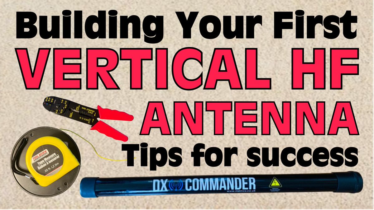 Building Your First Vertical HF Antenna - Tips for Success youtu.be/wnQQ-ypFte0?si… via @YouTube #hamradio #amateurradio #hamradioantenna