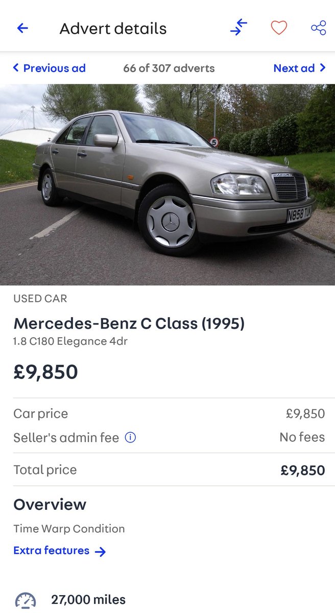 Come on down. More 190s left than these. And this has a lifetime of Mercedes Colindale receipts.