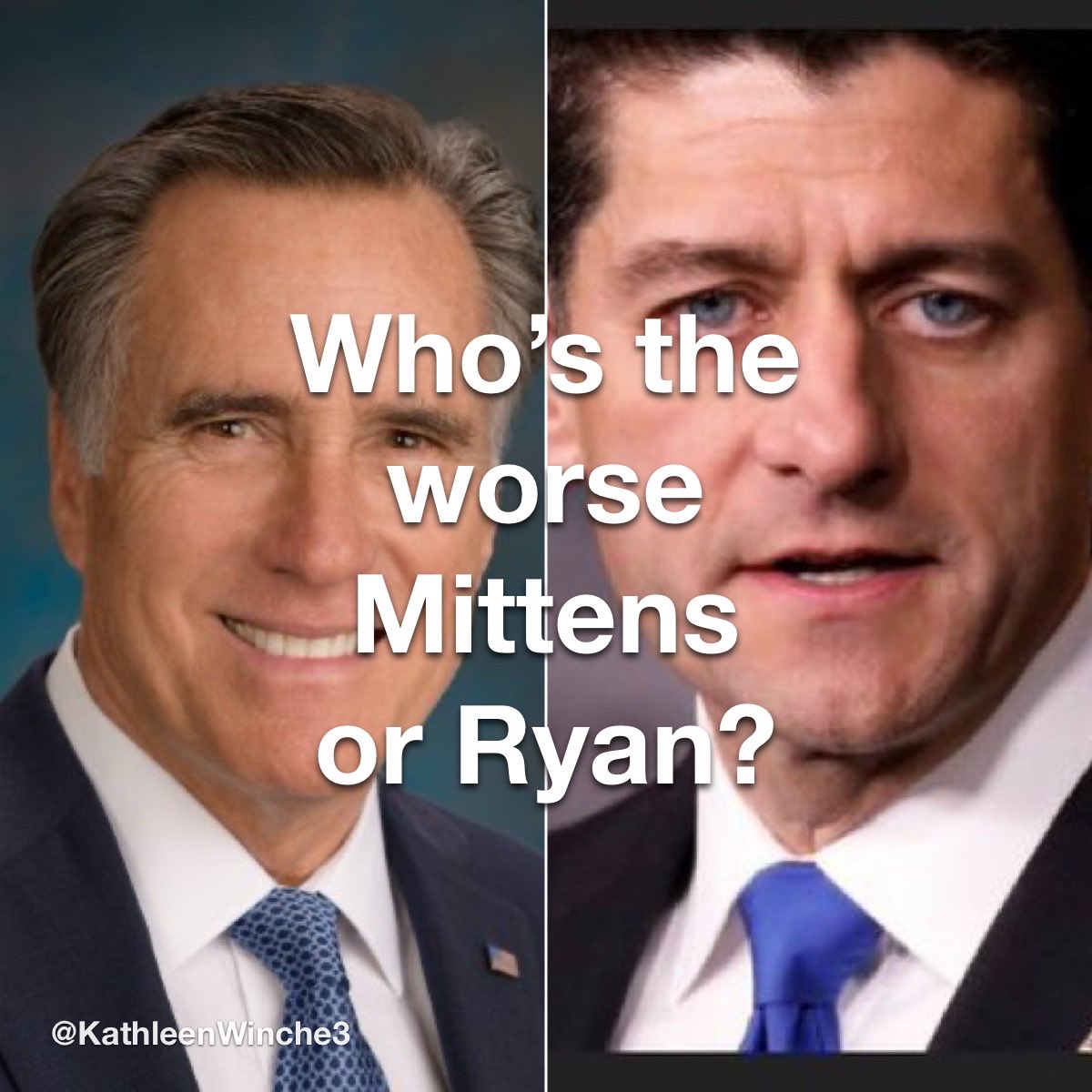 I don’t know I don’t like either one! Mittens I guess!