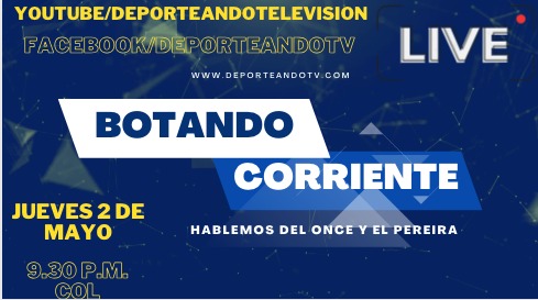 Está noche los espero en las redes de @trujillodeporte y de @deporteandotv para que botemos corriente y hablemos de @DeporPereiraFC y @oncecaldas antes de los cuadrangulares.