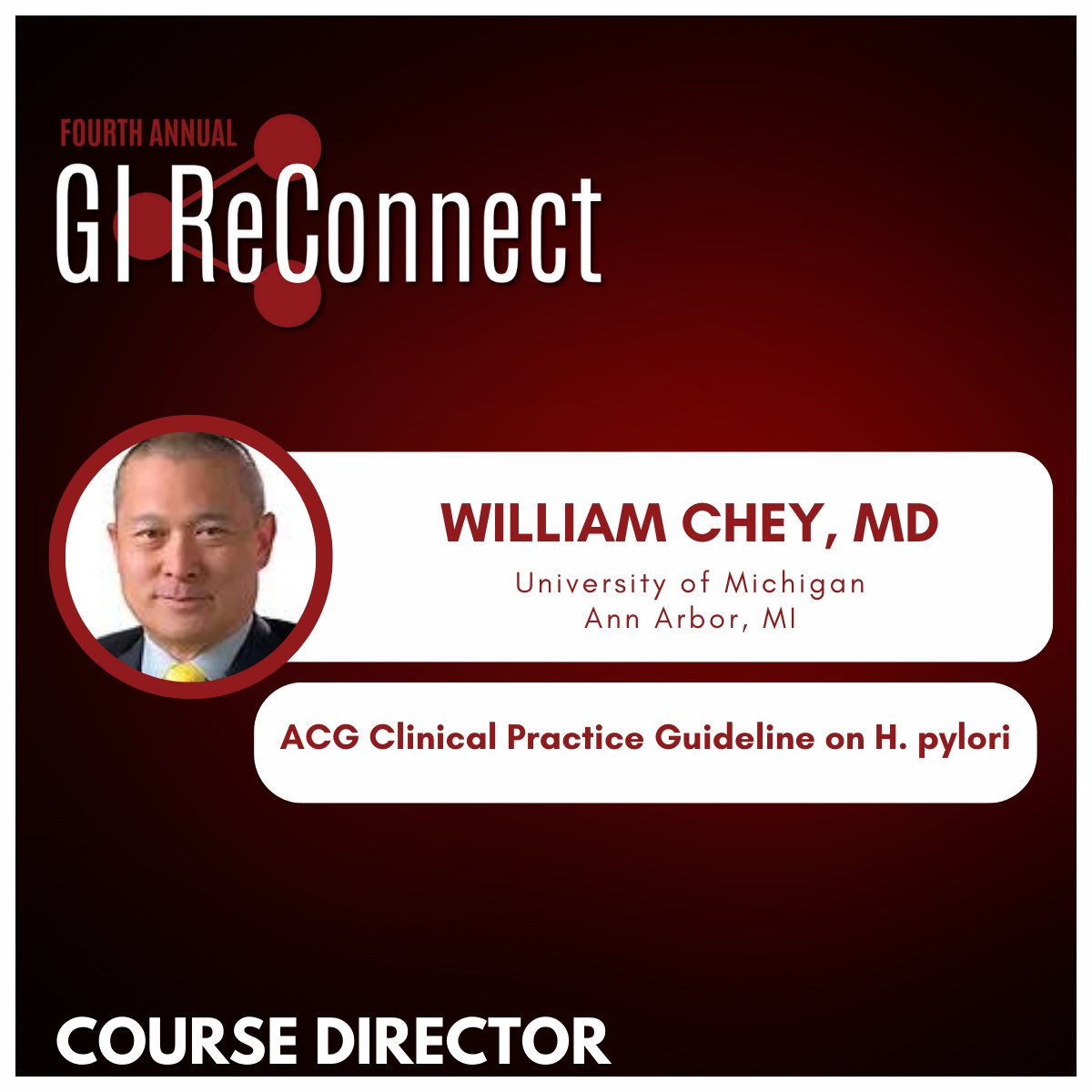 GiHF is pleased to showcase the course directors for this year's GI ReConnect conference! Our latest initiative offers detailed, educational insights with up-to-date information on gastrointestinal health. Registration is still live at gireconnect.org.