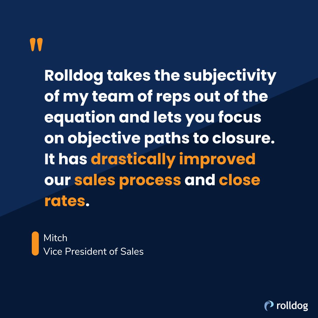 rolldogsales's tweet photo. Every company needs sales in order to grow. Rolldog CRM gives companies the ability to create a sales process that works best for them...and improve their close rates.

Discover how Rolldog can help elevate your sales game and boost close rates today!🚀

#CRM #Rolldog #B2BSales https://t.co/OASvsMhXwW