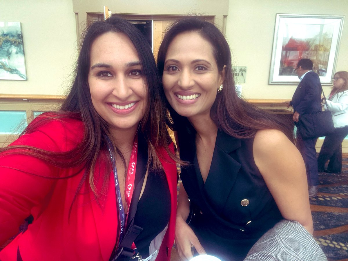 So nice running into you @poojaotherwise! Thank you for all the advice about the upcoming interventional match! @SCAI