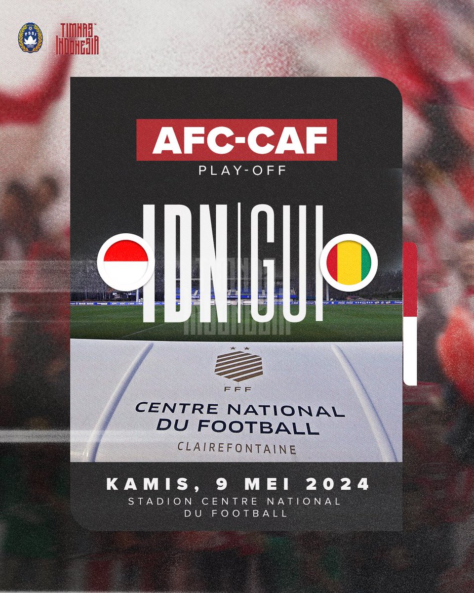 Perjuangan berlanjut: AFC-CAF play-off ⏳

📍 Centre National du Football de Clairefontaine, Prancis.

#KitaGaruda #BersamaGaruda
#GarudaMendunia #TimnasDay