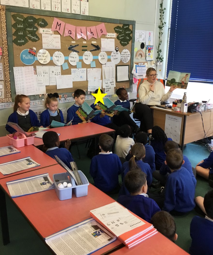 MowmacreHill's tweet photo. In Year 2's reading assembly recently, Miss Plowright has had some willing children to help read the story aloud to their classmates. They all showed great reading skills, as well as having clear, loud voices! 👏 #PromotingReading
@MattSPeet https://t.co/kREEGf8I4N
