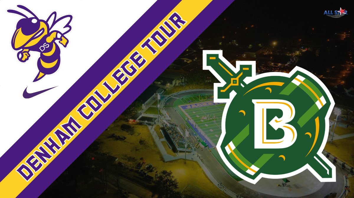 Another day, another stop on the tour! Thank you @BelhavenFB for stopping by to talk about our student athletes. #W1NasONE #DenhamCollegeTour