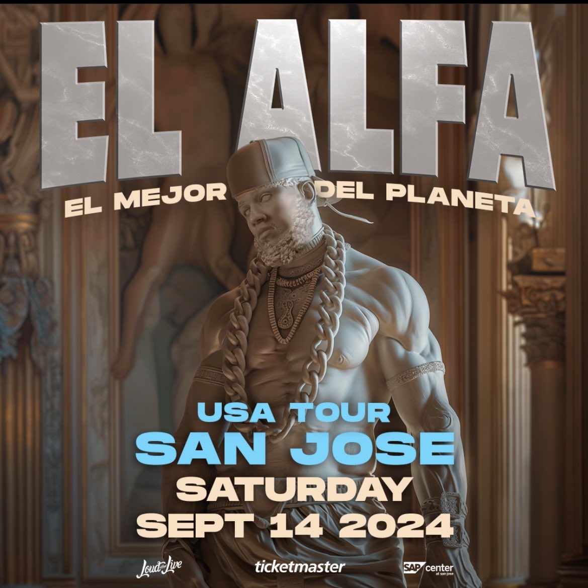 El Alfa llega al SAP Center el 14 de septiembre en su USA Tour

#elalfa #sapcenter #sanjose #concierto #bayarea #concert