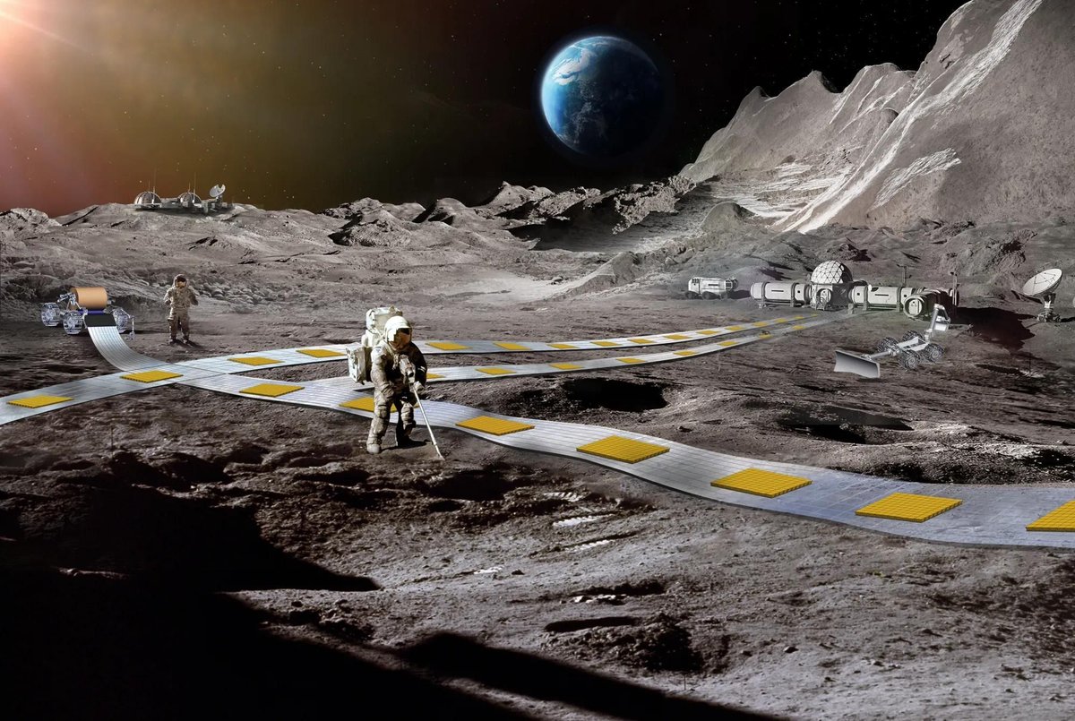 Imagine a railway system… on the Moon! This and five other futuristic ideas will receive additional funding and development through our NASA Innovative Advanced Concepts (NIAC) program – and could enable future space missions and @NASA_Technology: go.nasa.gov/3UIhkfy