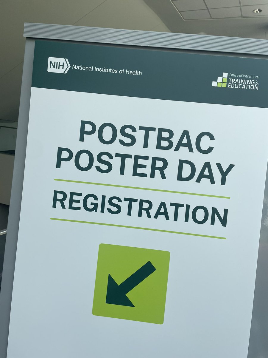 It’s that time of year!!! The @NIH_OITE postbac poster day - and there will be plenty of @ncats_nih_gov intramural science on show!!!