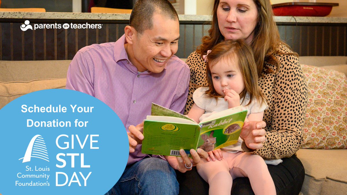 Countdown to Give STL Day: Just one week left until May 9th! Let's rally together to support our community and empower families through home visiting programs. Pre-schedule your gift today at givestlday.org/organization/P… #GiveSTLDay #HomeVisiting